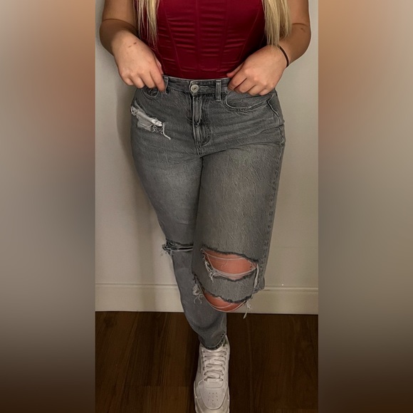 Grey/black jeans from American Eagle - Picture 1 of 1